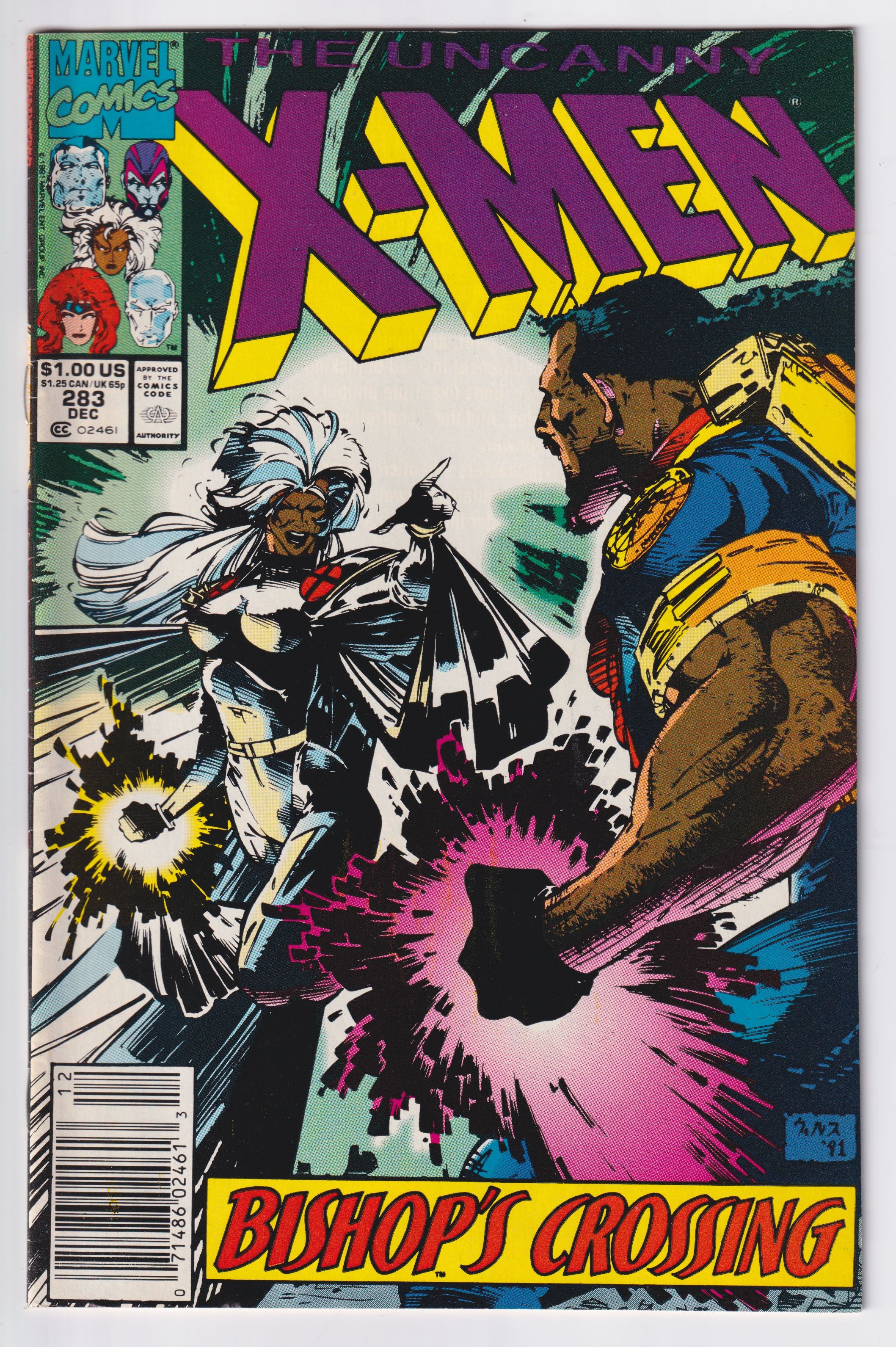UNCANNY X-MEN (1963) #283 FN+