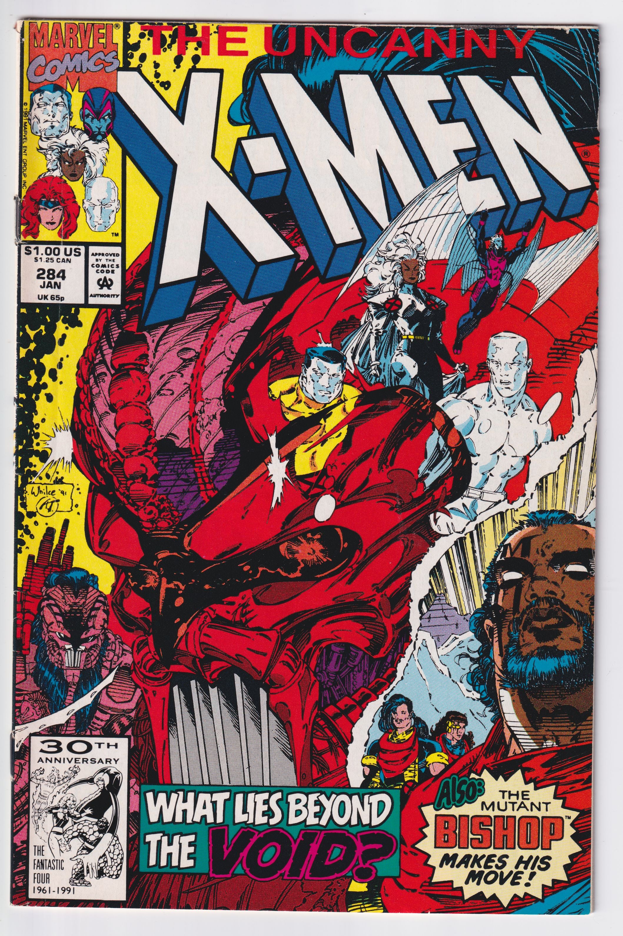 UNCANNY X-MEN (1963) #284 FN+