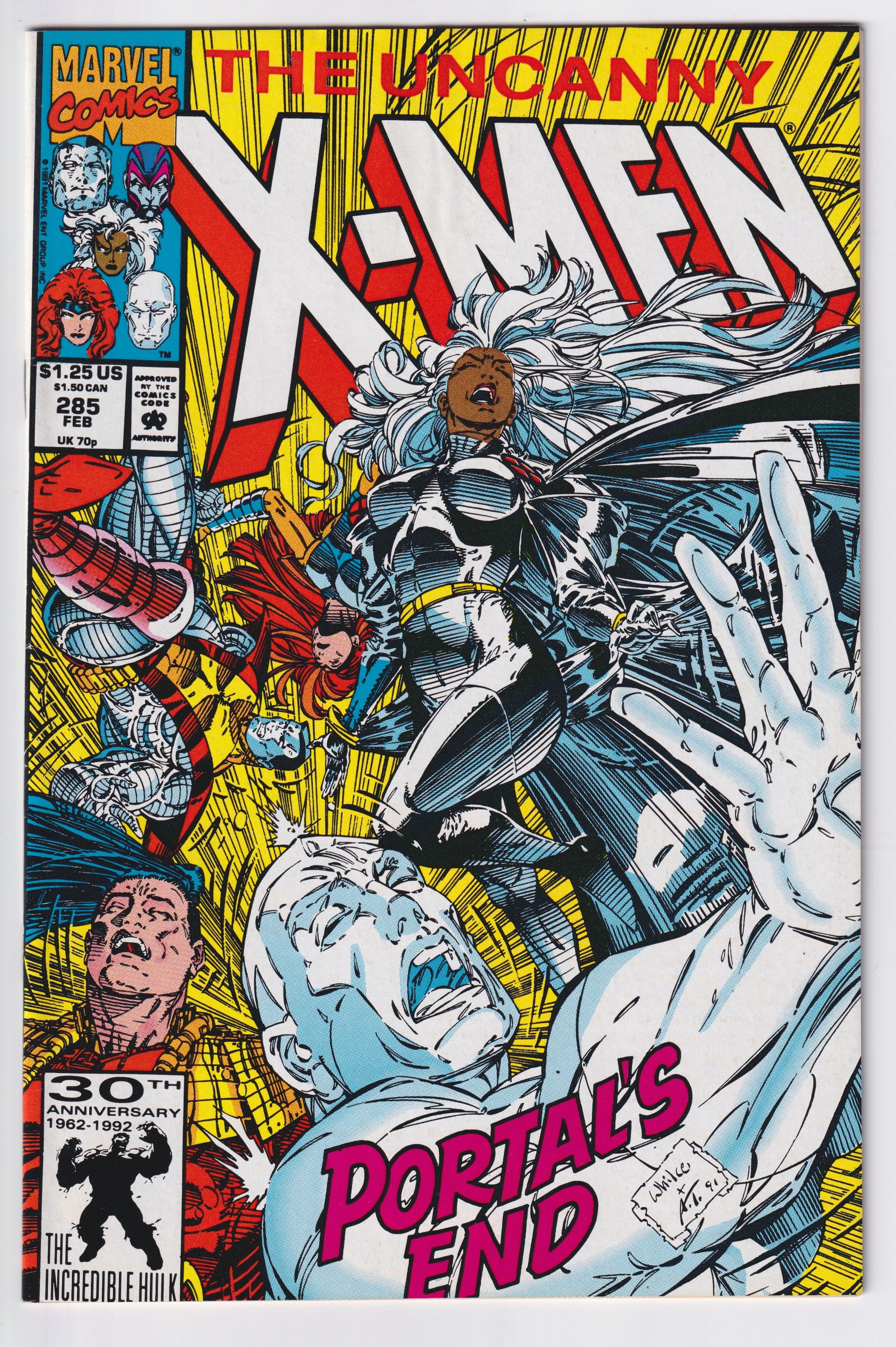 UNCANNY X-MEN (1963) #285 VF-