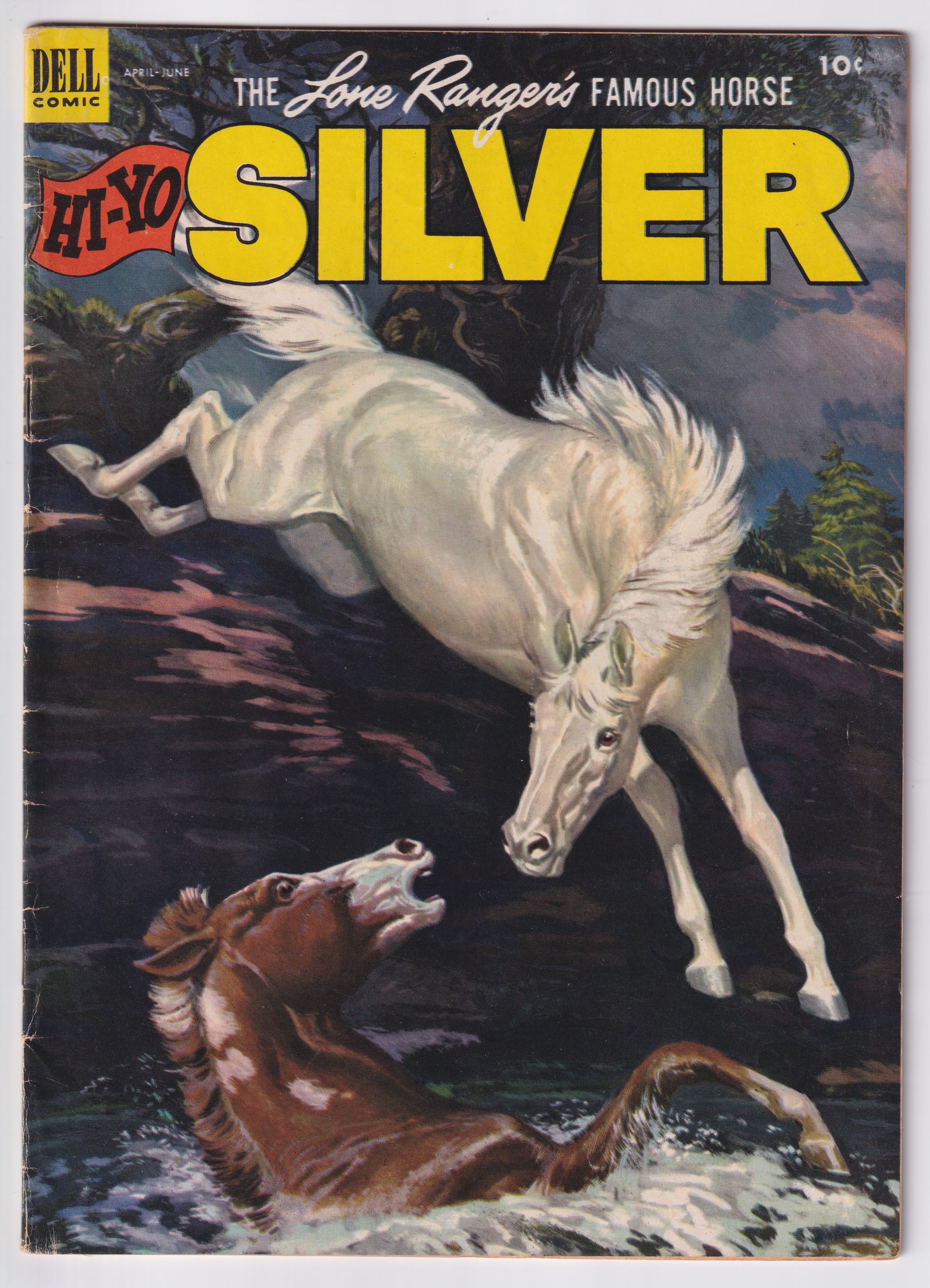 LONE RANGER’S FAMOUS HORSE HI-YO SILVER #6 FN+