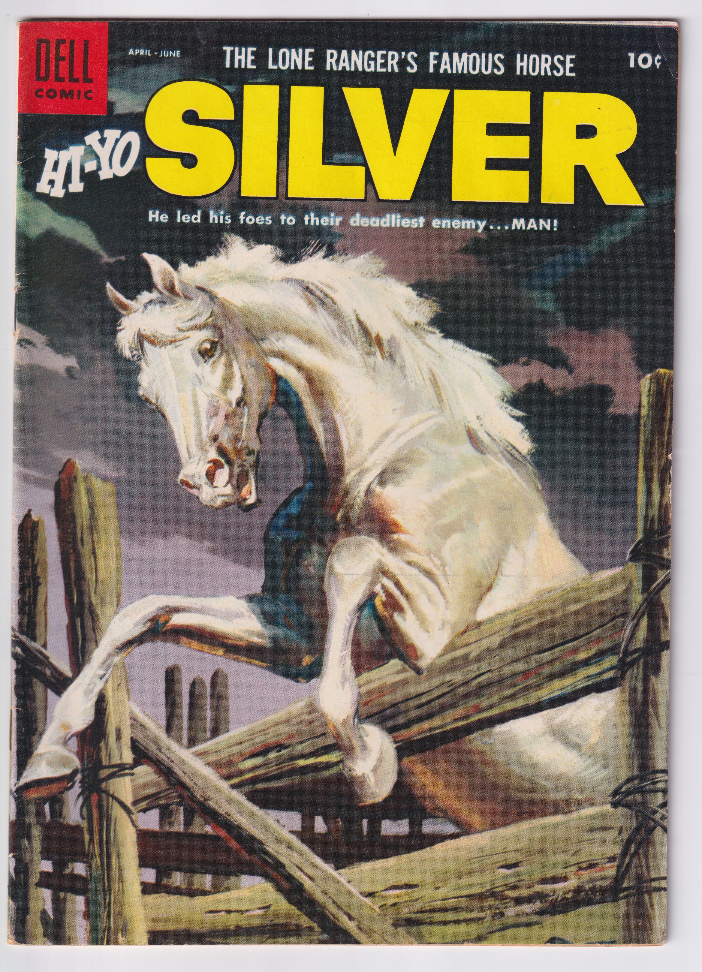 LONE RANGER’S FAMOUS HORSE HI-YO SILVER #14 FN+