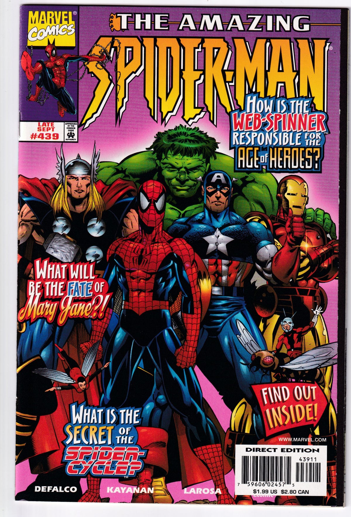 AMAZING SPIDER-MAN (1963) #439 VF/NM