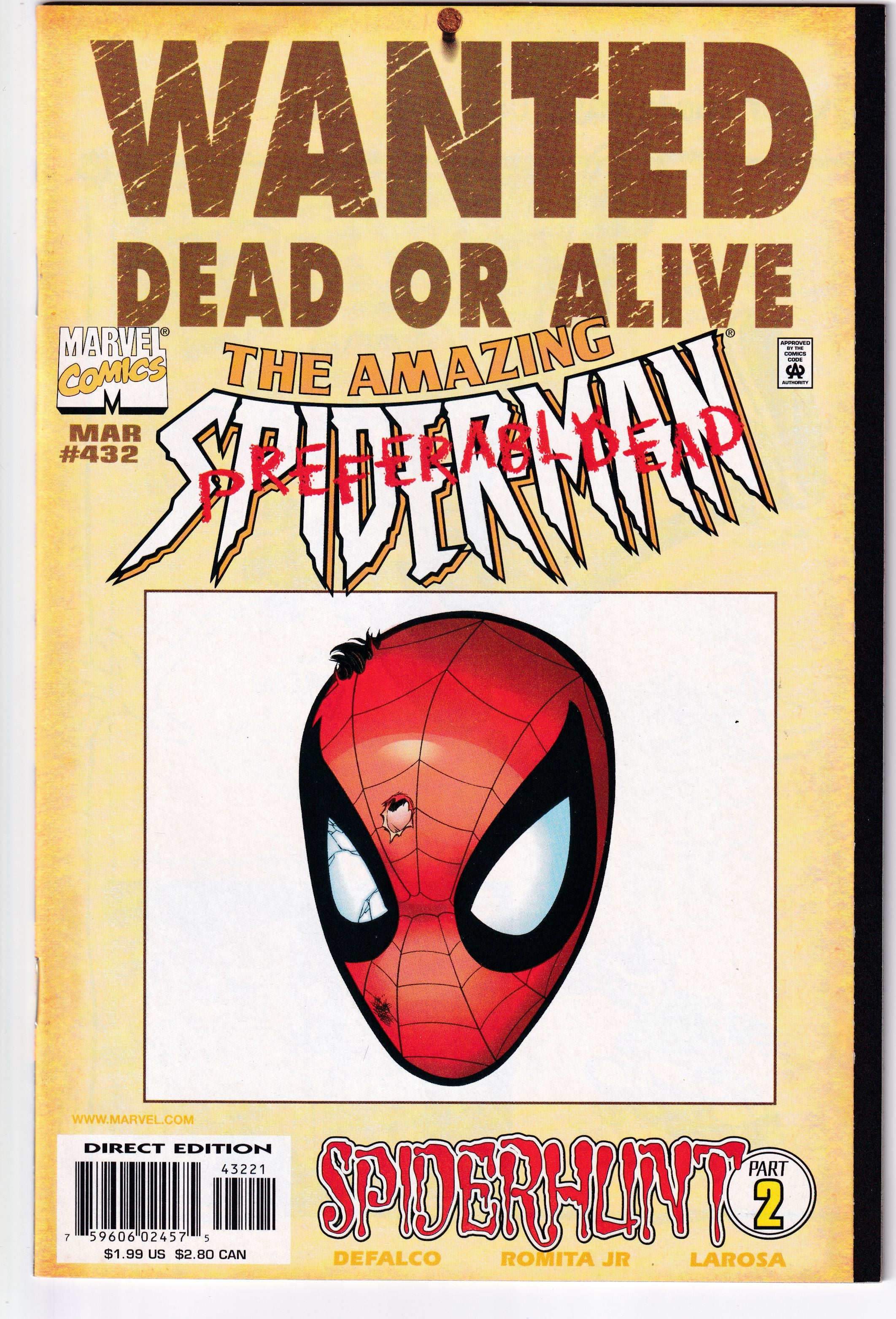 AMAZING SPIDER-MAN (1963) #432 NM-