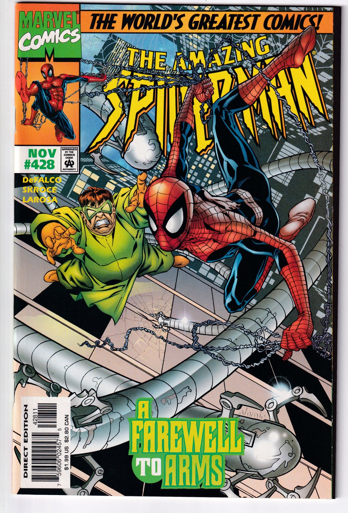 AMAZING SPIDER-MAN (1963) #428 NM-