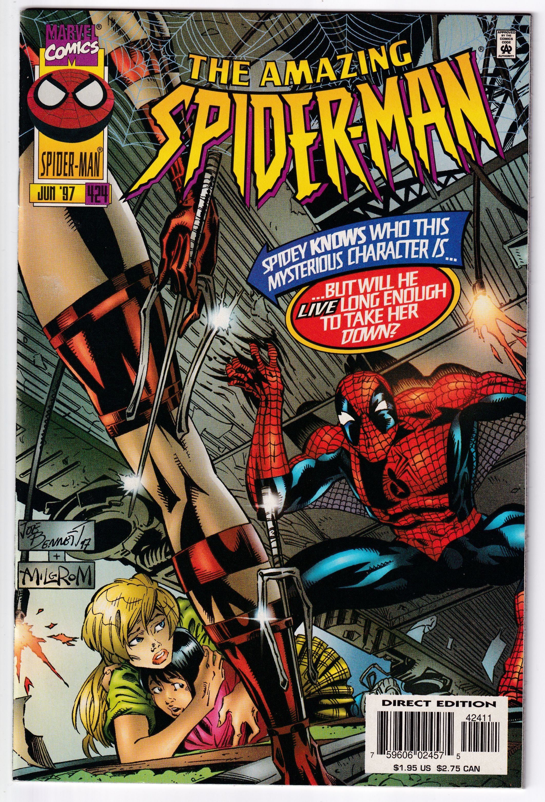 AMAZING SPIDER-MAN (1963) #424 VF/NM