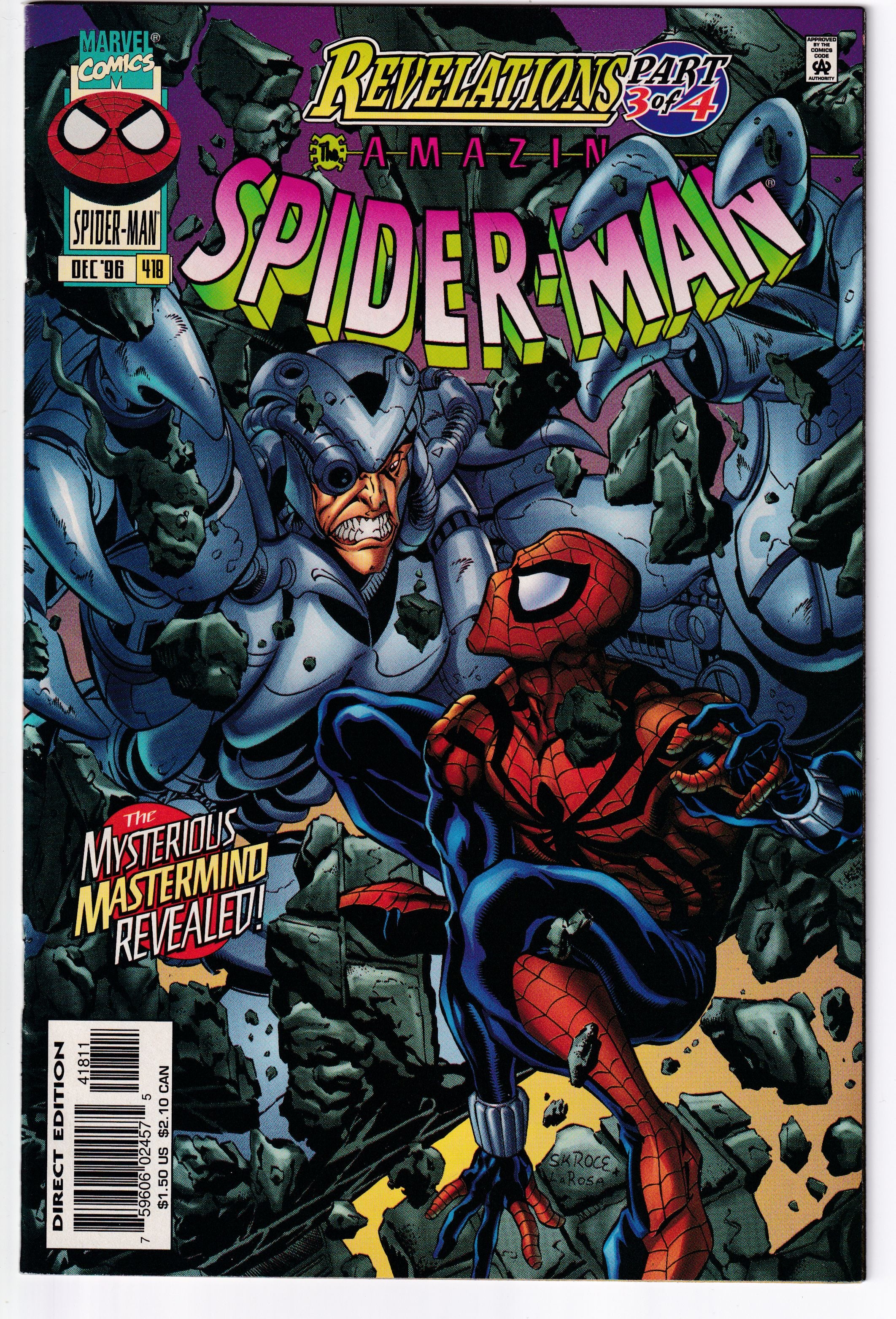 AMAZING SPIDER-MAN (1963) #418 VF/NM