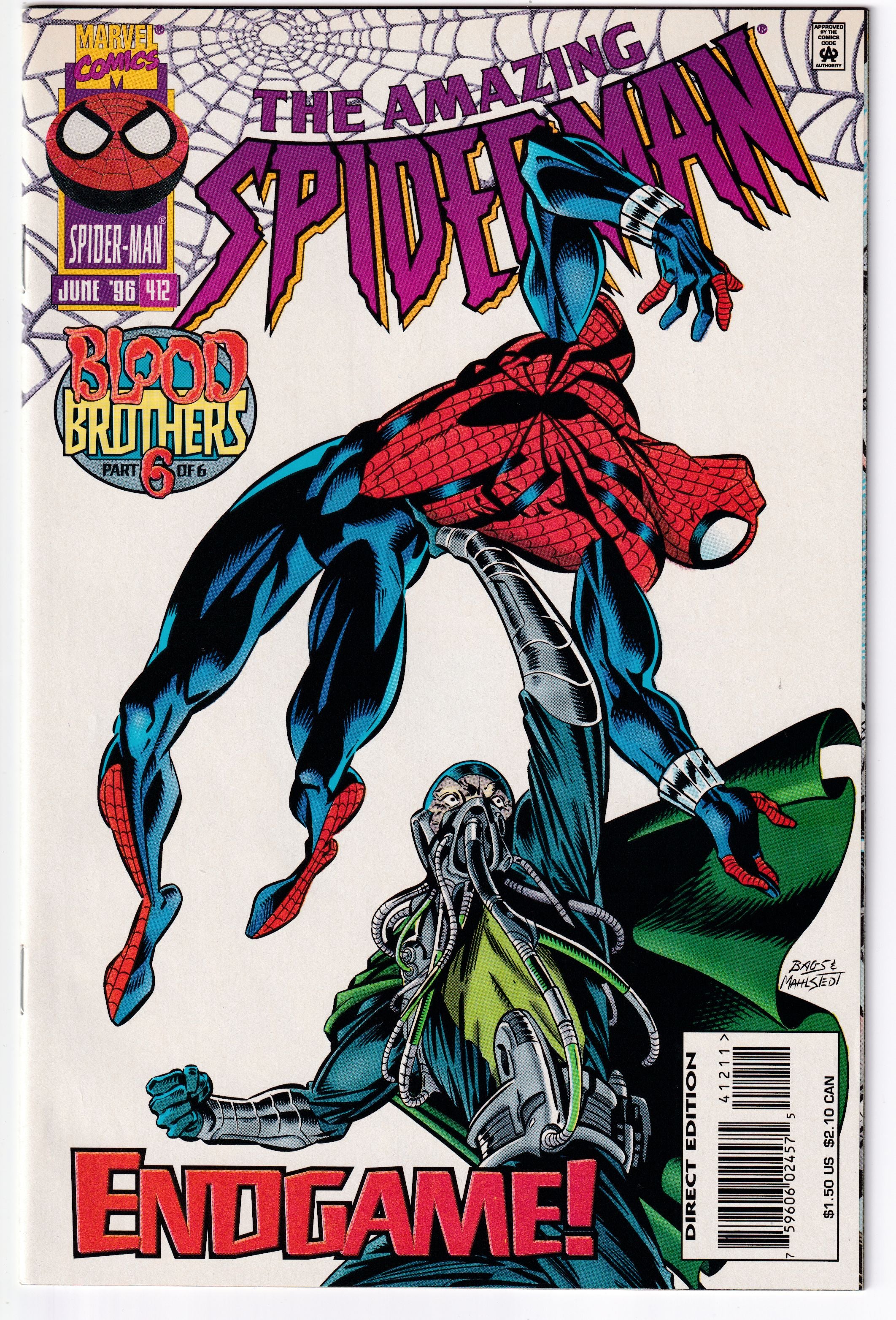 AMAZING SPIDER-MAN (1963) #412 NM
