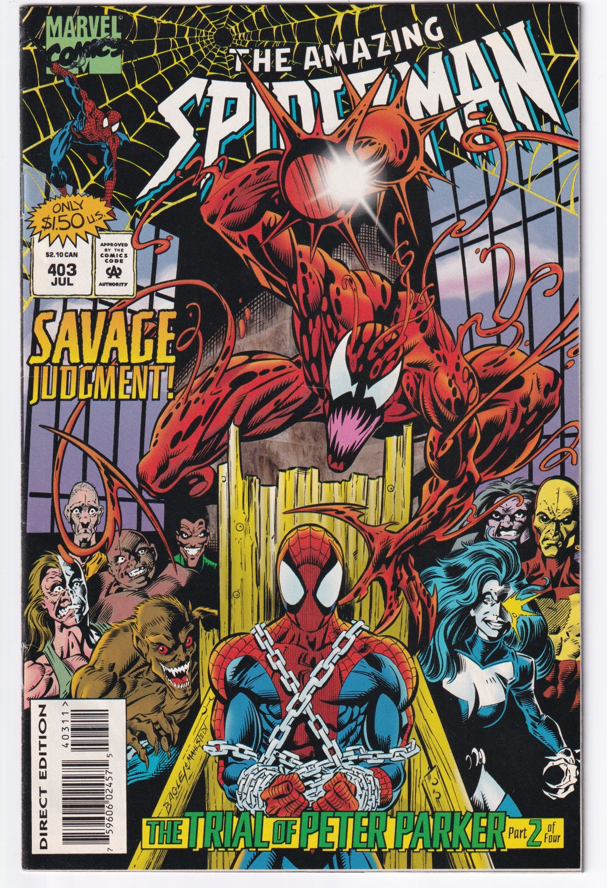 AMAZING SPIDER-MAN (1963) #403 VF/NM
