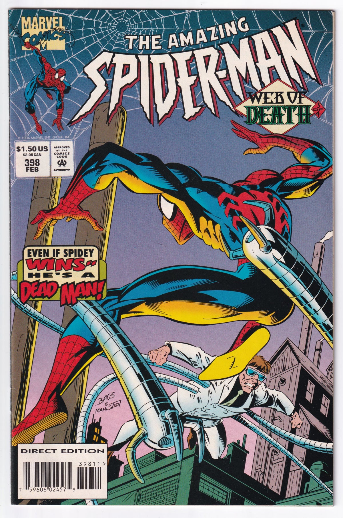 AMAZING SPIDER-MAN (1963) #398 VF/NM