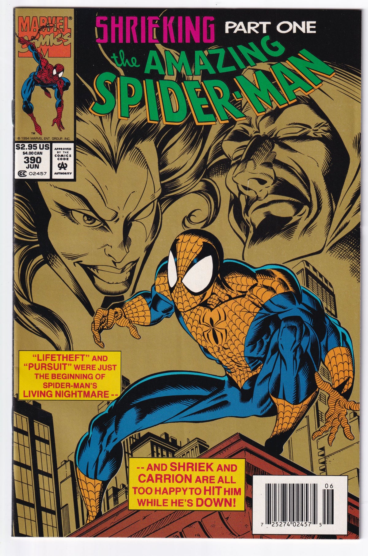 AMAZING SPIDER-MAN (1963) #390 VF/NM