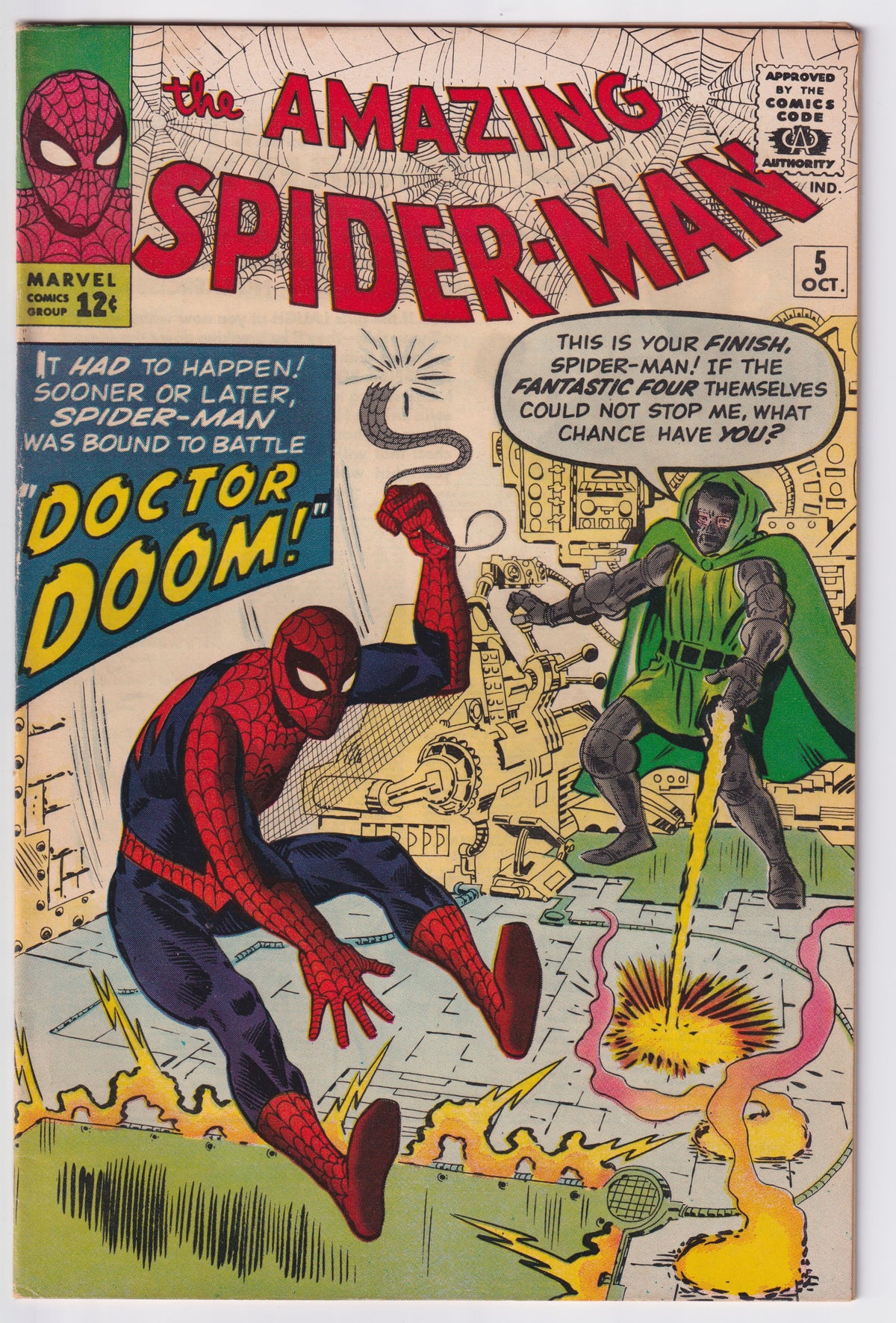 AMAZING SPIDER-MAN (1963) #005 VF- (7.5)