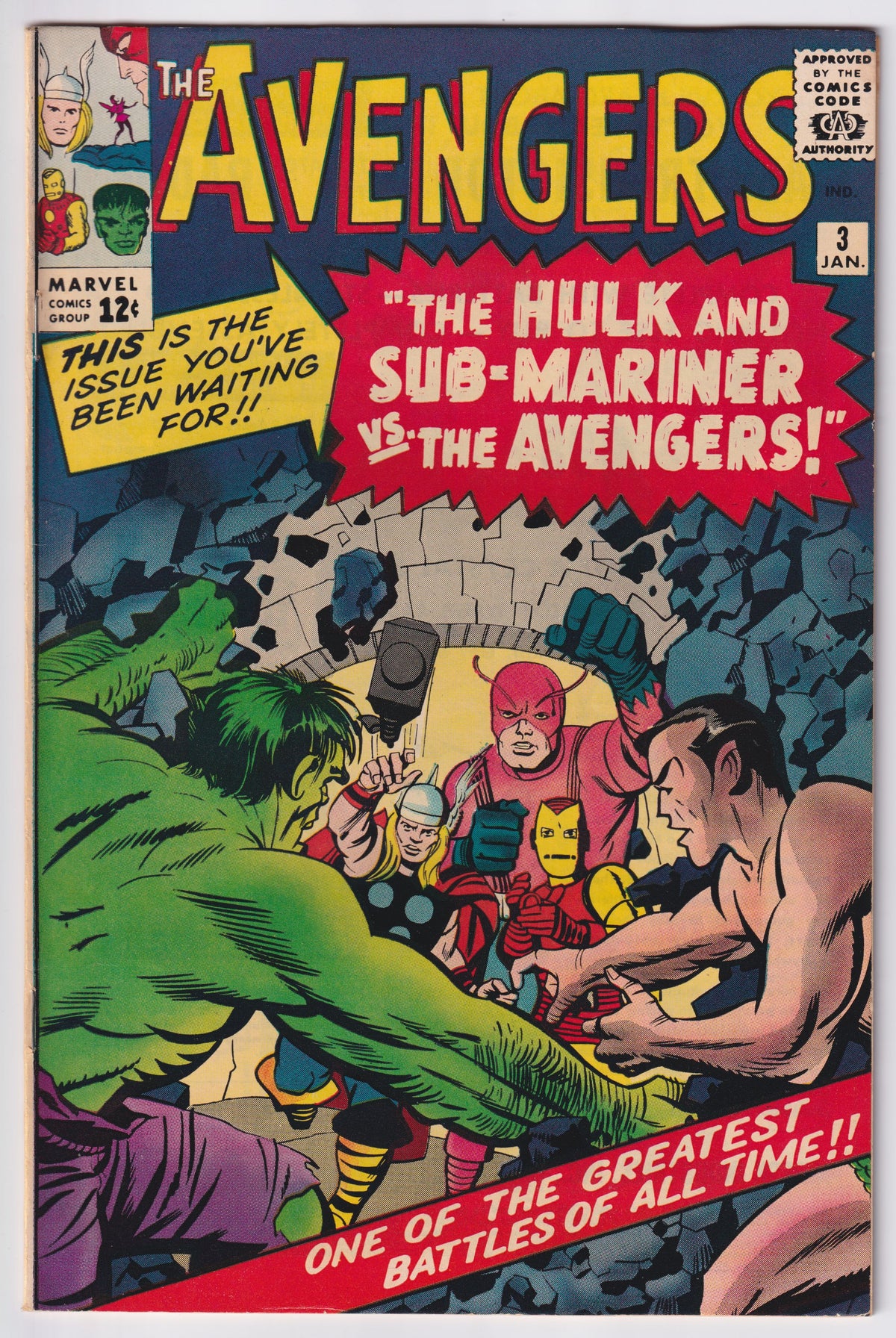 AVENGERS (1963) #003 VF (8.0)