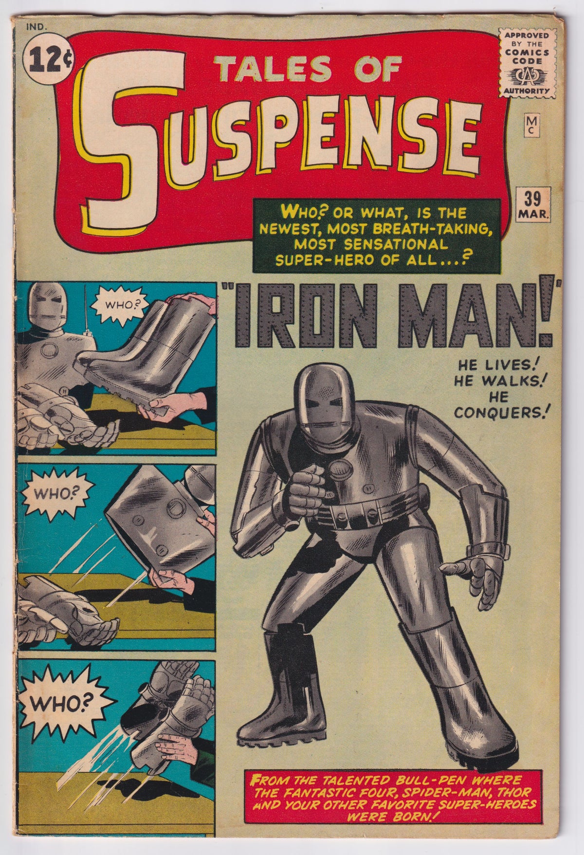 TALES OF SUSPENSE (1959) #39 FN- (5.5)