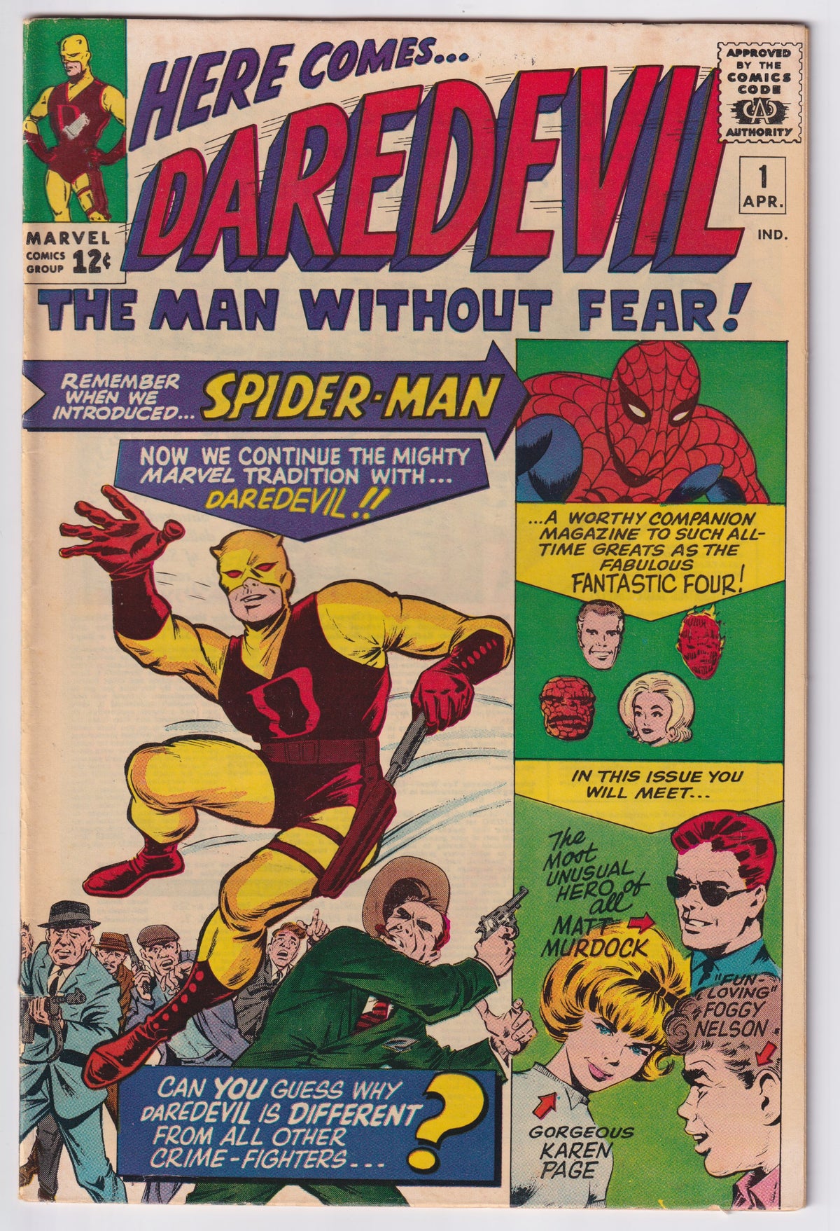 DAREDEVIL (1964) #001 VG+ (4.5)
