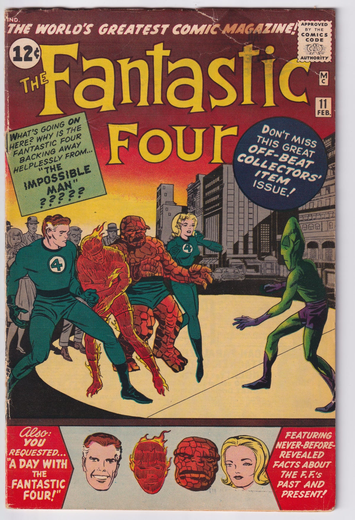 FANTASTIC FOUR (1961) #011 GD+ (2.5)