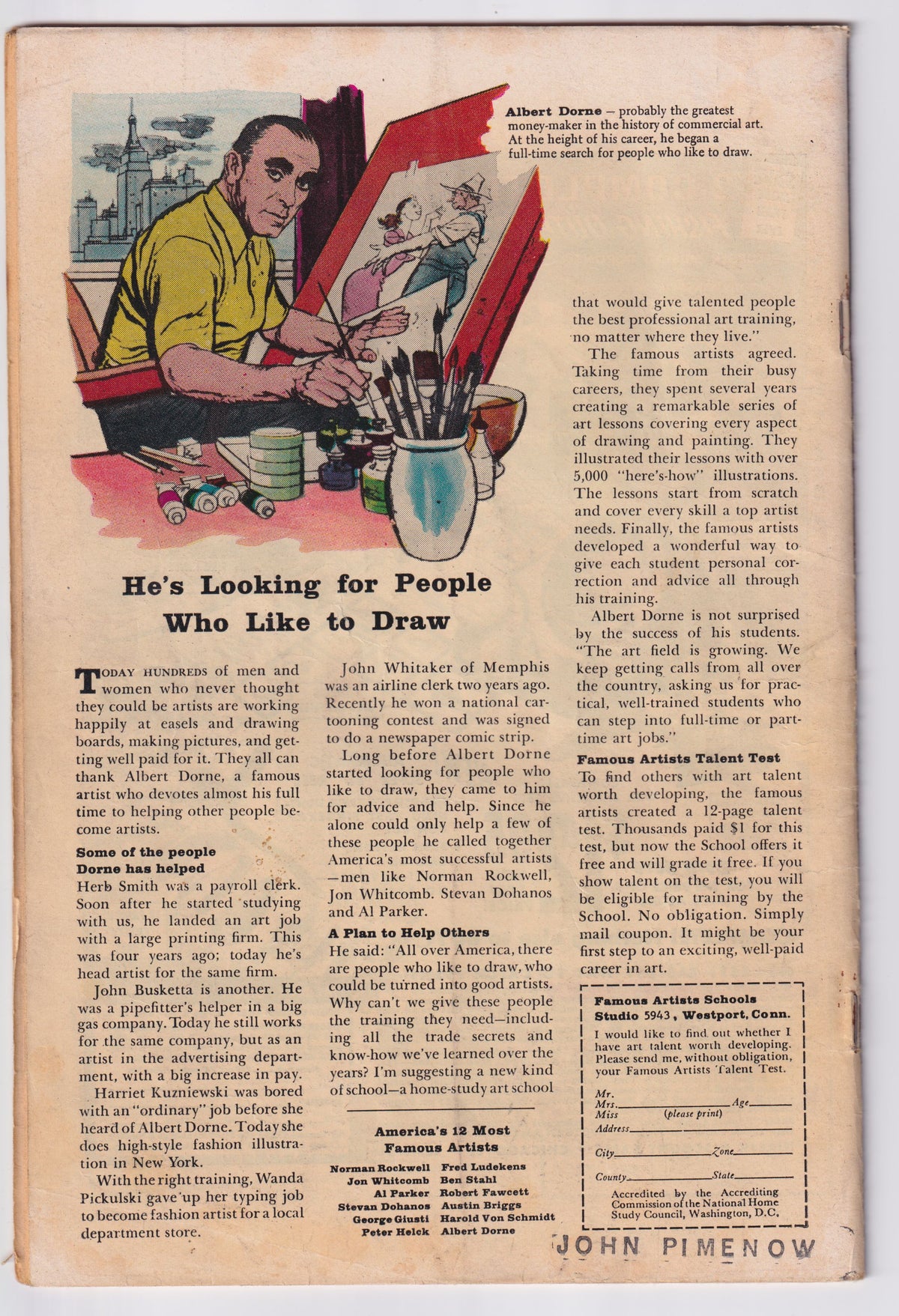 FANTASTIC FOUR (1961) #016 VG (4.0)