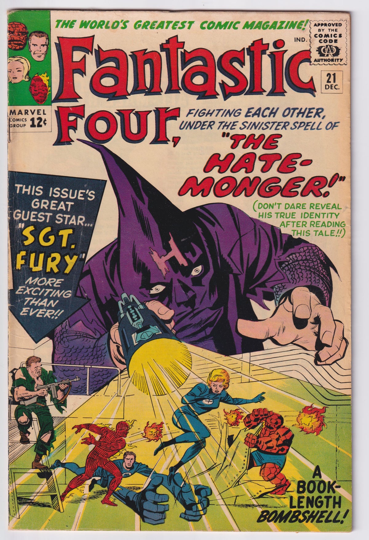 FANTASTIC FOUR (1961) #021 FN+ (6.5)