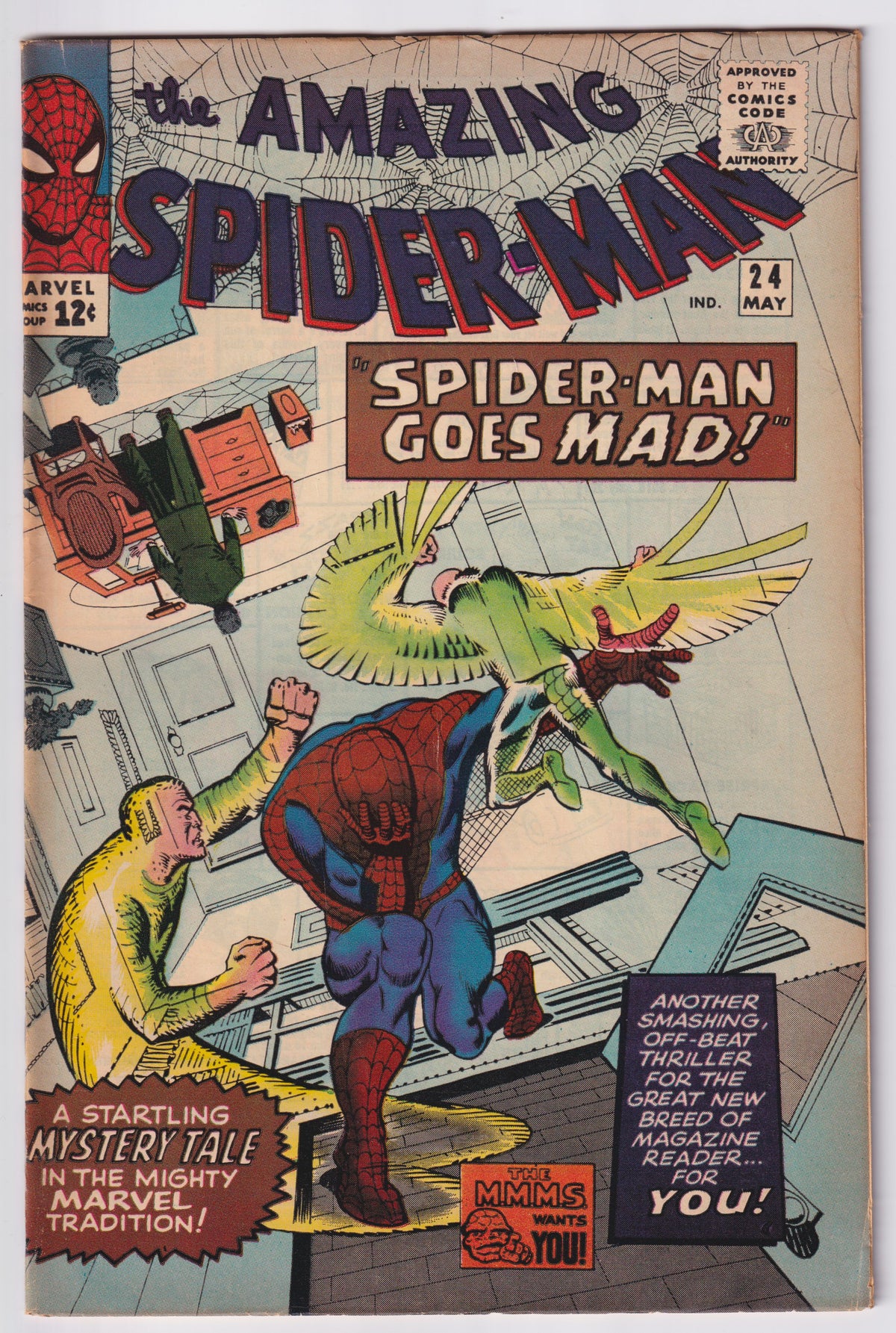 AMAZING SPIDER-MAN (1963) #024 FN/VF (7.0)