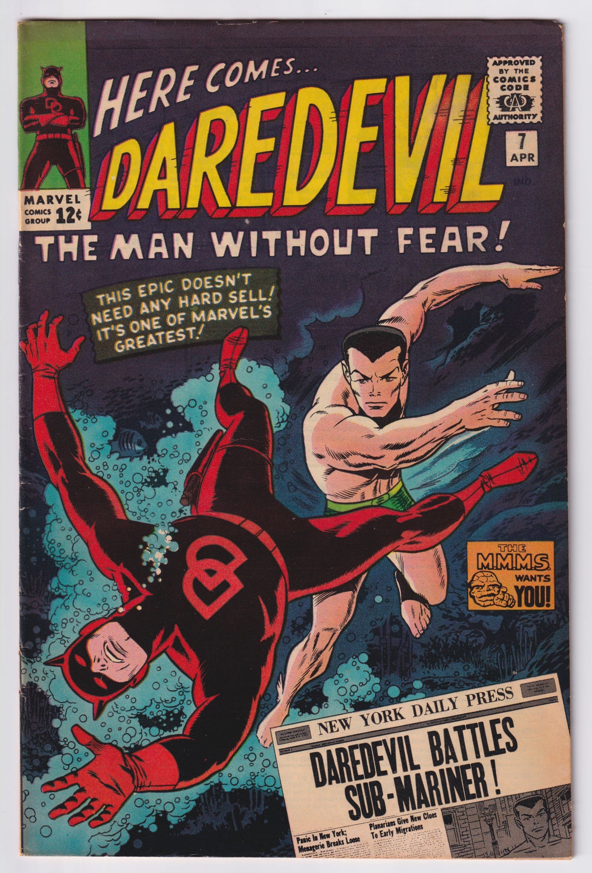 DAREDEVIL (1964) #007 FN+ (6.5)