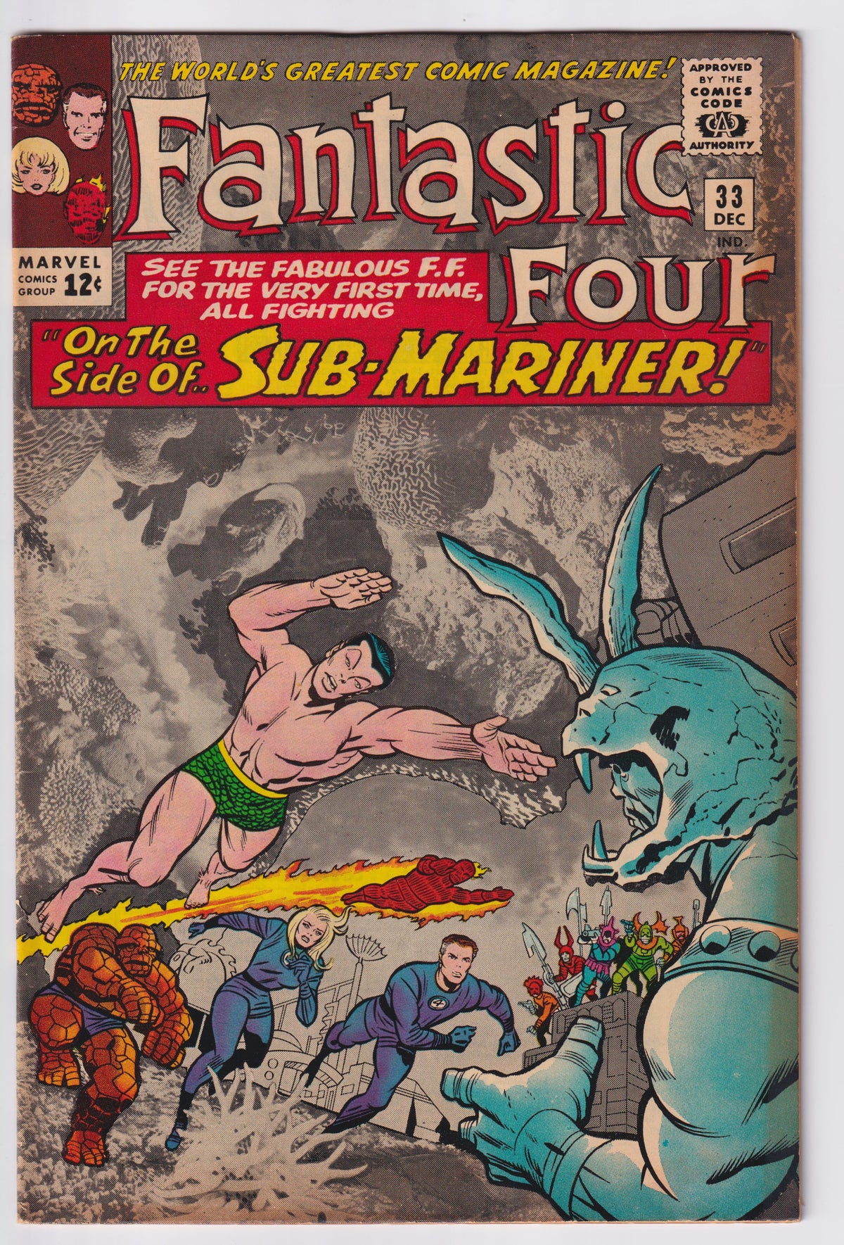 FANTASTIC FOUR (1961) #033 FN+ (6.5)