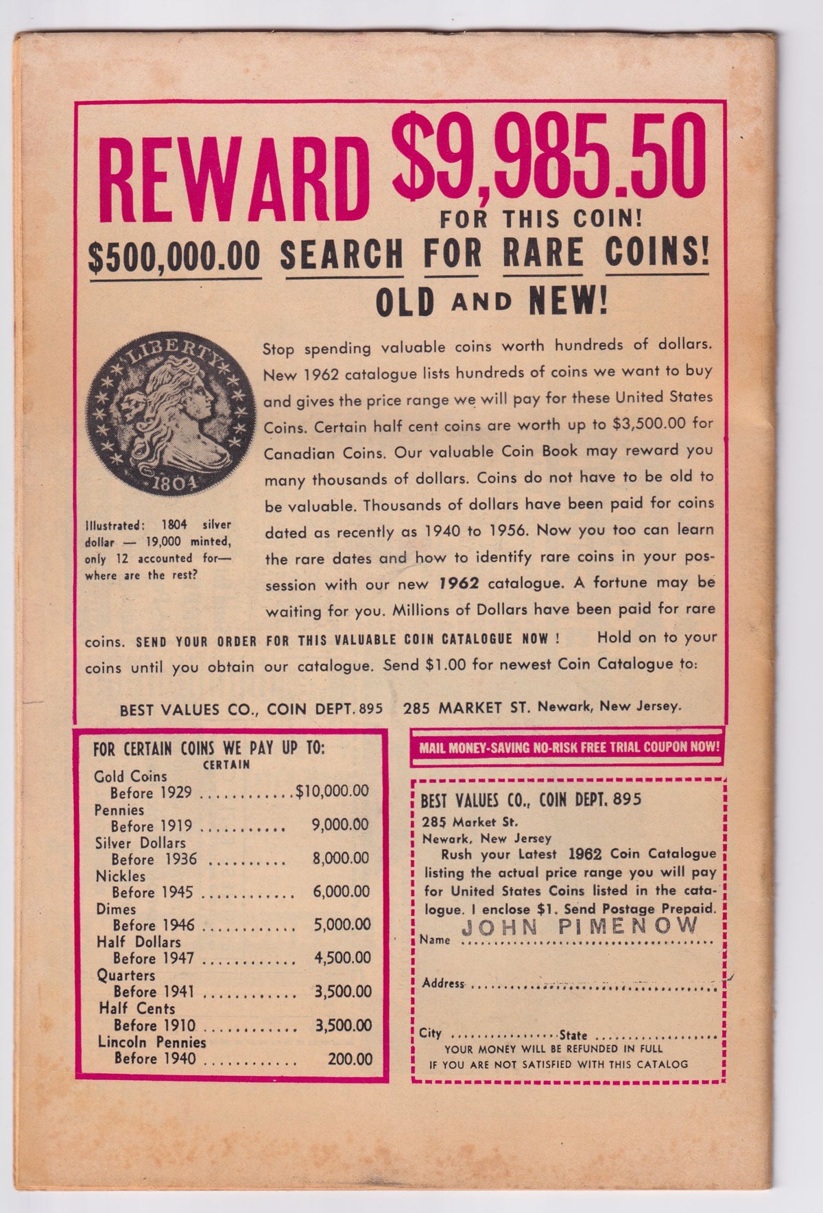 TALES OF SUSPENSE (1959) #38 FN (6.0)