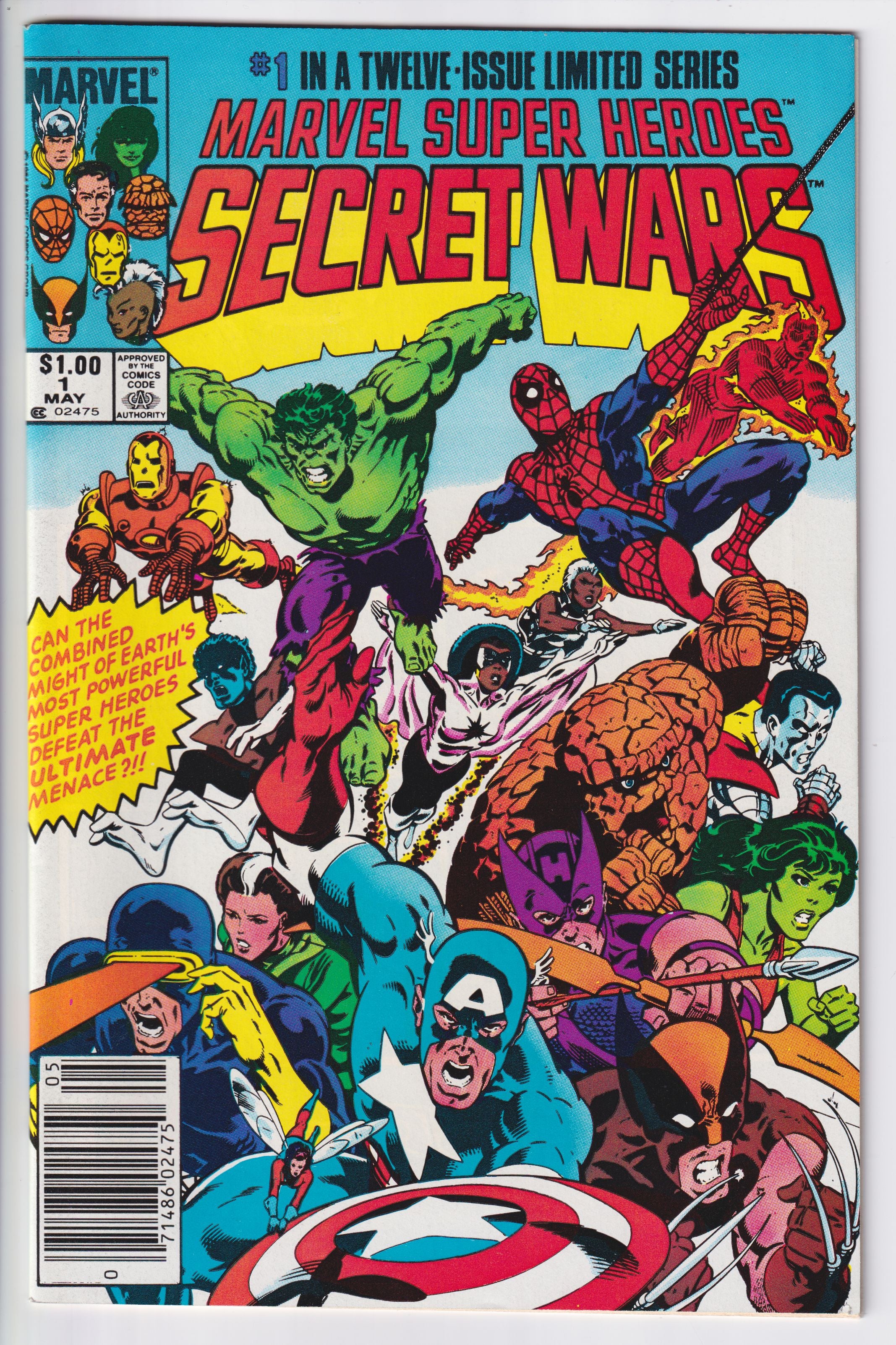 MARVEL SUPER HEROES SECRET WARS #1 VF