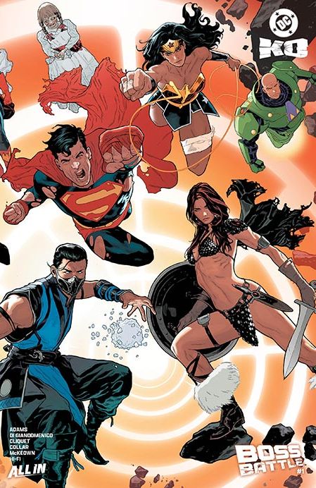 DC K.O. Boss Battle #1 (One Shot) Cover E Jeff Spokes Wraparound Card Stock Variant