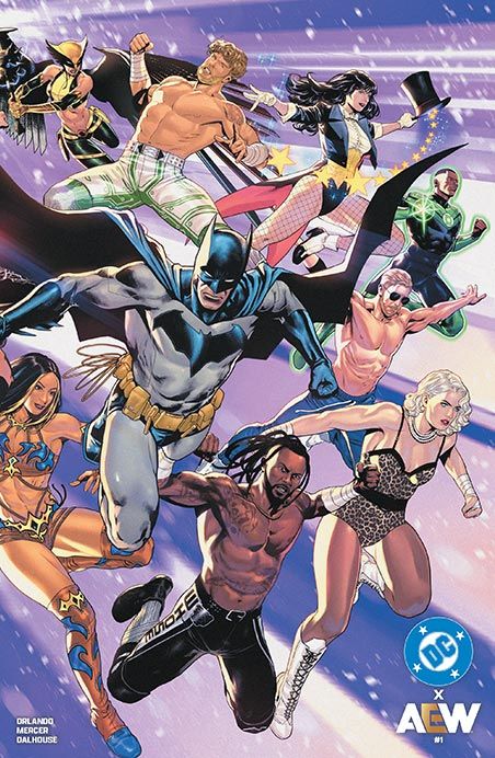 DC X Aew #1 (Of 2) Cover A Lucas Meyer Wraparound