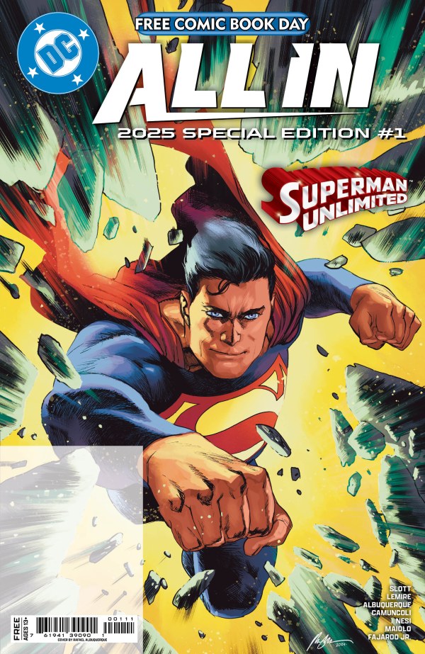 Free Comic Book Day 2025 DC All In Absolute Universe