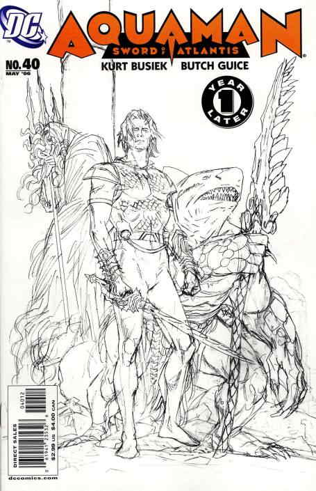 AQUAMAN SWORD OF ATLANTIS #40 2ND PRINT