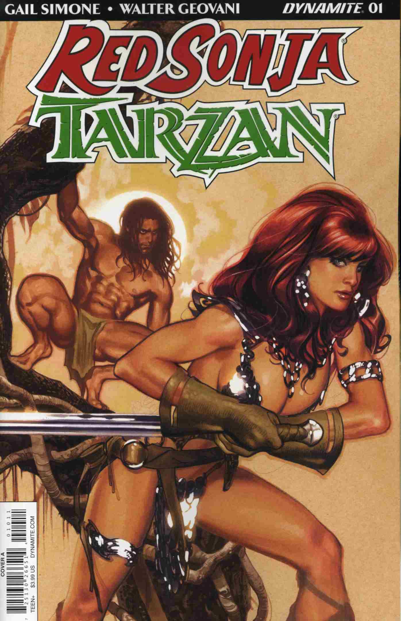 RED SONJA TARZAN A COVERS (#1- #6) -SET-