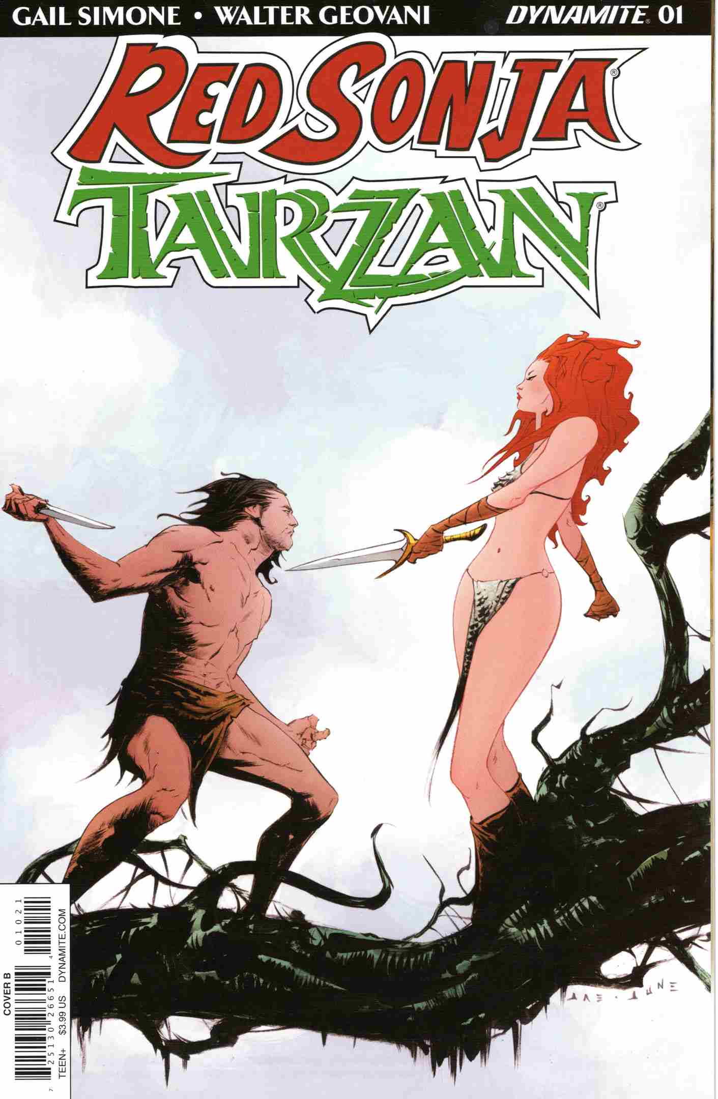 RED SONJA TARZAN B COVERS (#1- #6) -SET-