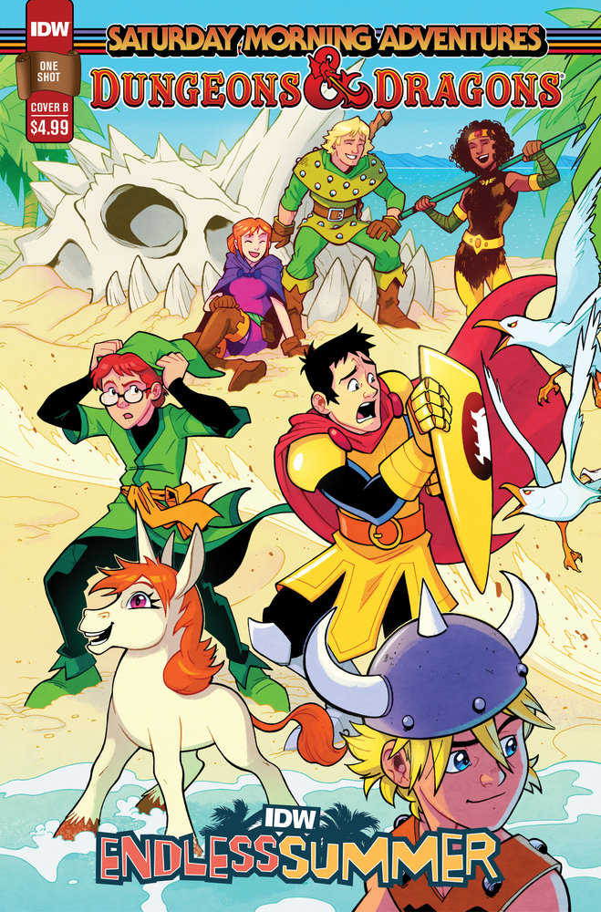 Idw Endless Summer--Dungeons & Dragons: Saturday Morning Adventures Variant B (Lawrence Connected Cover)