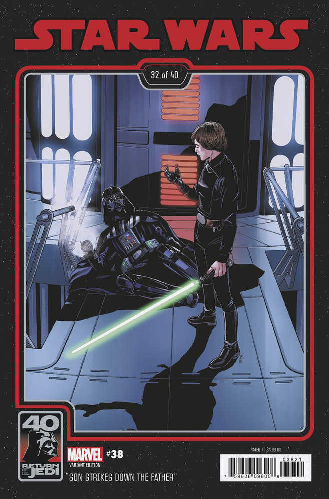 Star Wars #38 Chris Sprouse Return Of The Jedi 40th Anniversary Variant [Dd]