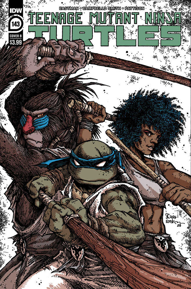 Teenage Mutant Ninja Turtles #143 Variant B (Eastman & Campbell)