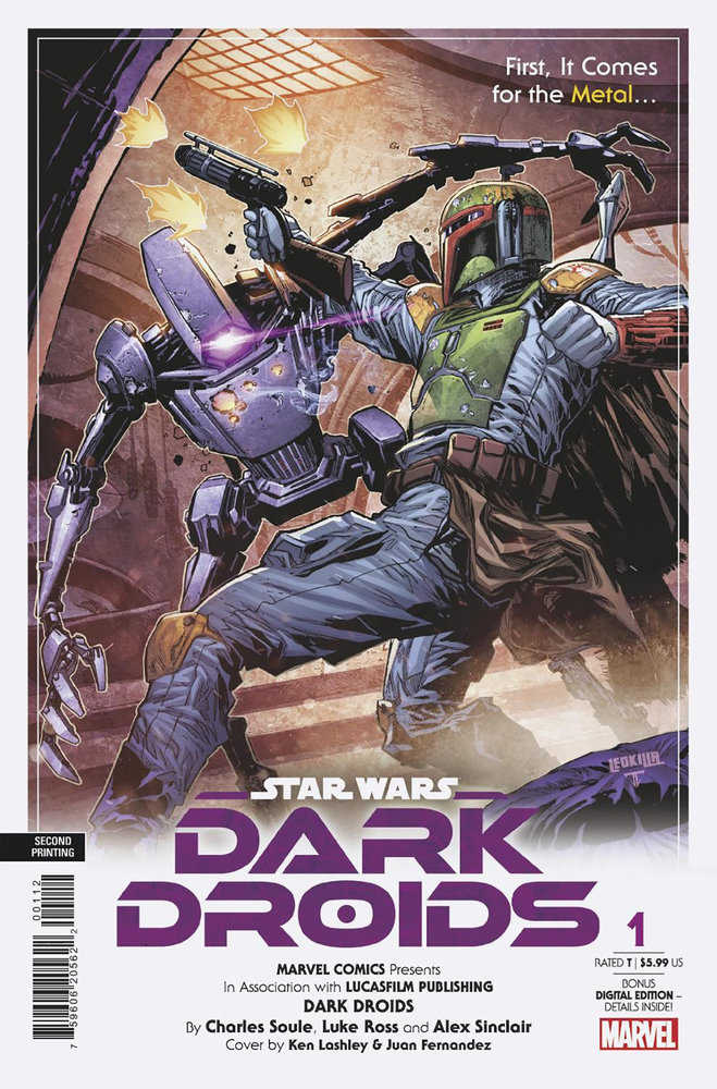 Star Wars: Dark Droids #1 Ken Lashley 2nd Print Variant [Dd]