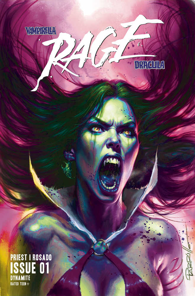 Vampirella Dracula Rage #1 Cover U Foc Parrillo Ultraviolet