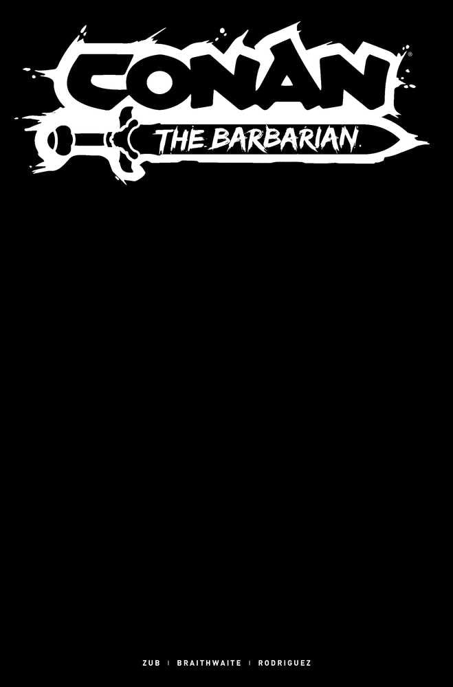 Conan the Barbarian #5 Cover F Blank Sketch (Mature)
