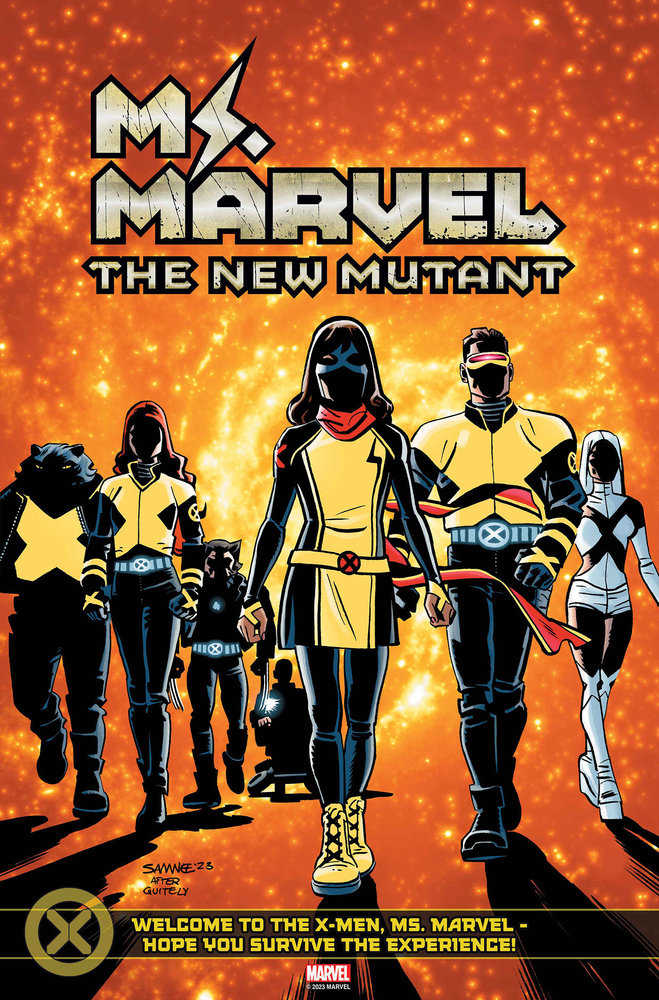 Ms. Marvel: The New Mutant #4 Chris Samnee Team Homage Variant
