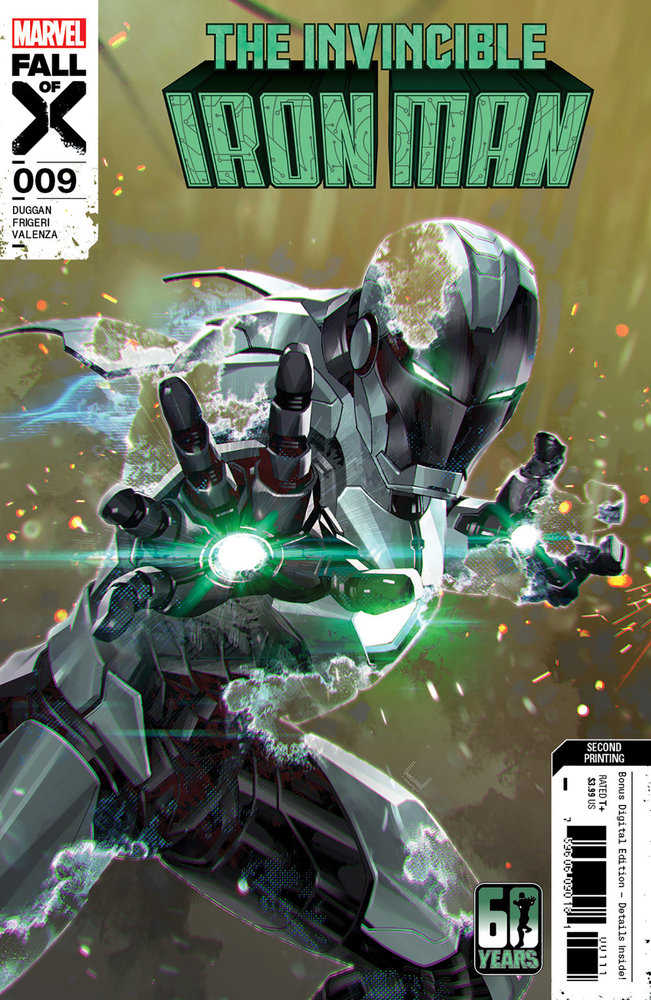 Invincible Iron Man #9 Kael Ngu 2nd Print Variant [Fall]