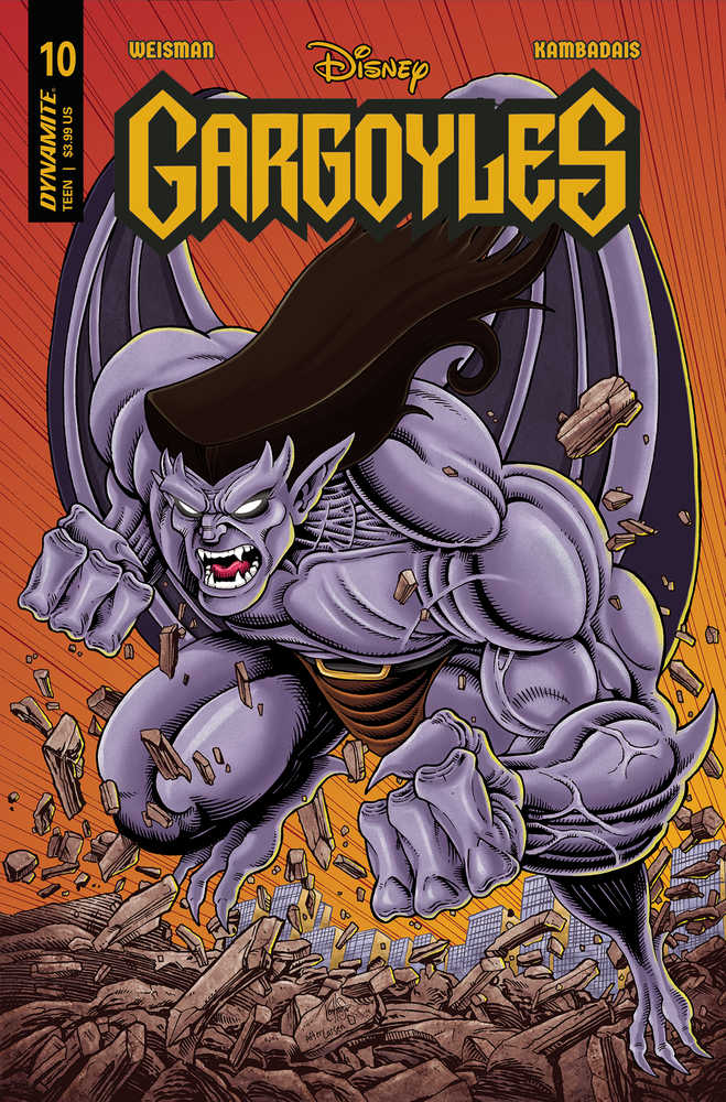 Gargoyles #10 Cover Q Foc Haeser Original