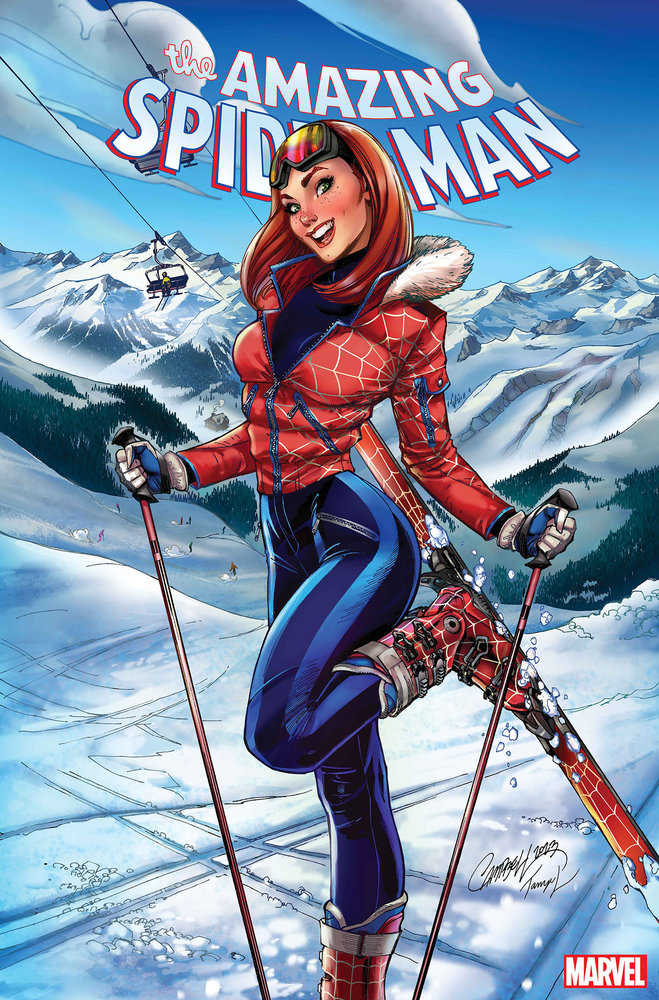 Amazing Spider-Man #40 J.S. Campbell Ski Chalet Variant [Gw]