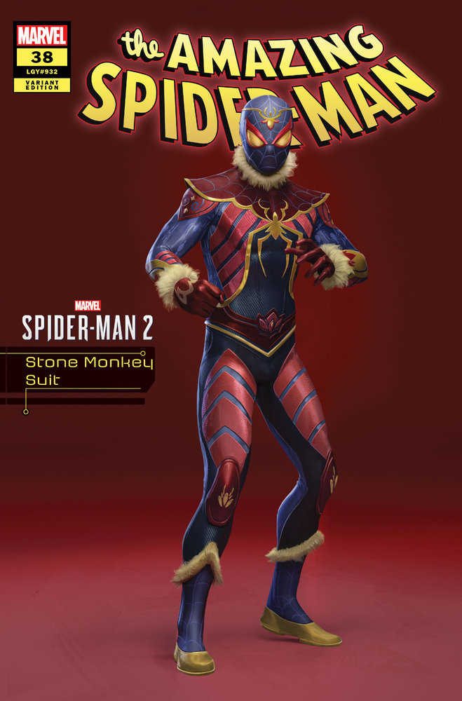 Amazing Spider-Man #38 Stone Monkey Suit Marvel'S Spider-Man 2 Variant [Gw]