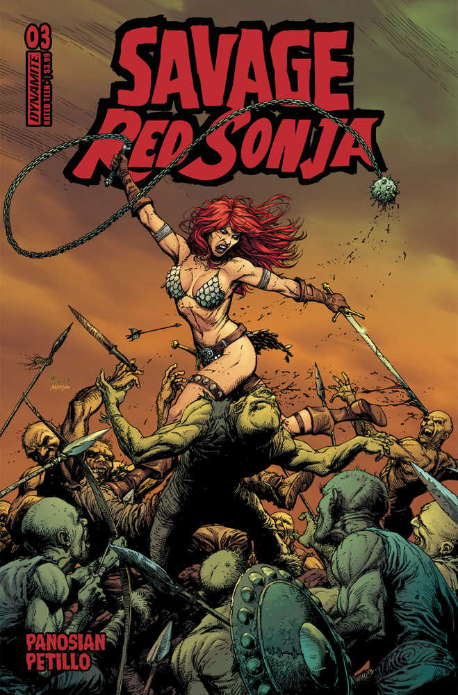 Savage Red Sonja #3 Cover C Frank