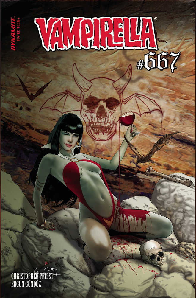 Vampirella #667 Cover F 7 Copy Variant Edition Gunduz Original
