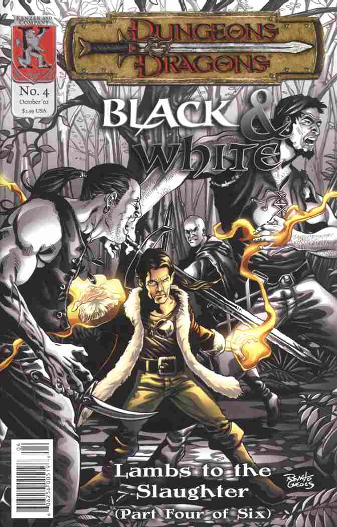 DUNGEONS AND DRAGONS BLACK AND WHITE #4