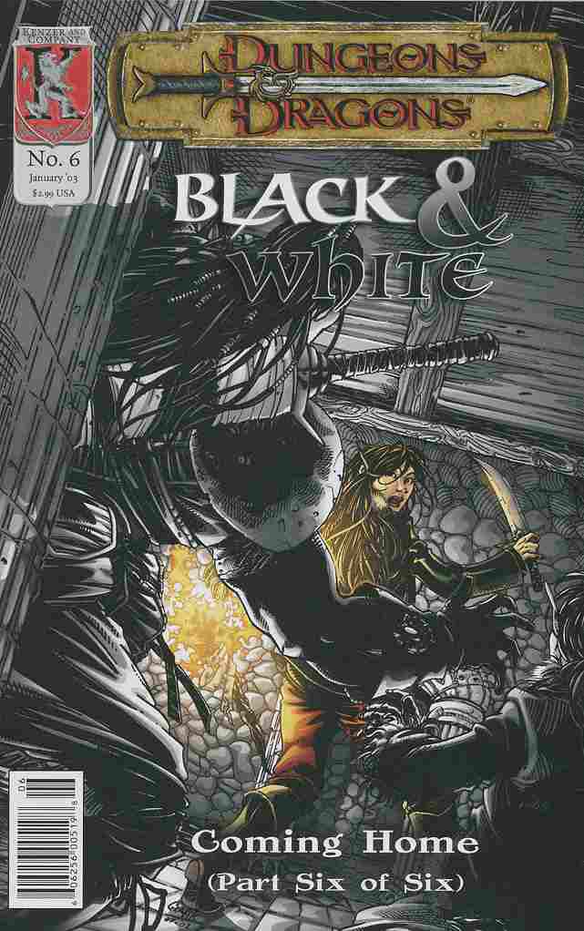 DUNGEONS AND DRAGONS BLACK AND WHITE #6