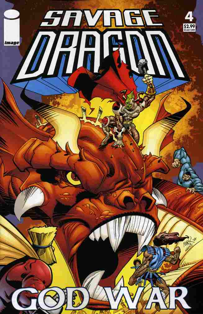 SAVAGE DRAGON GOD WAR #4