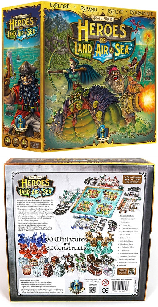 HEROES OF LAND AIR AND SEA BOARD GAME