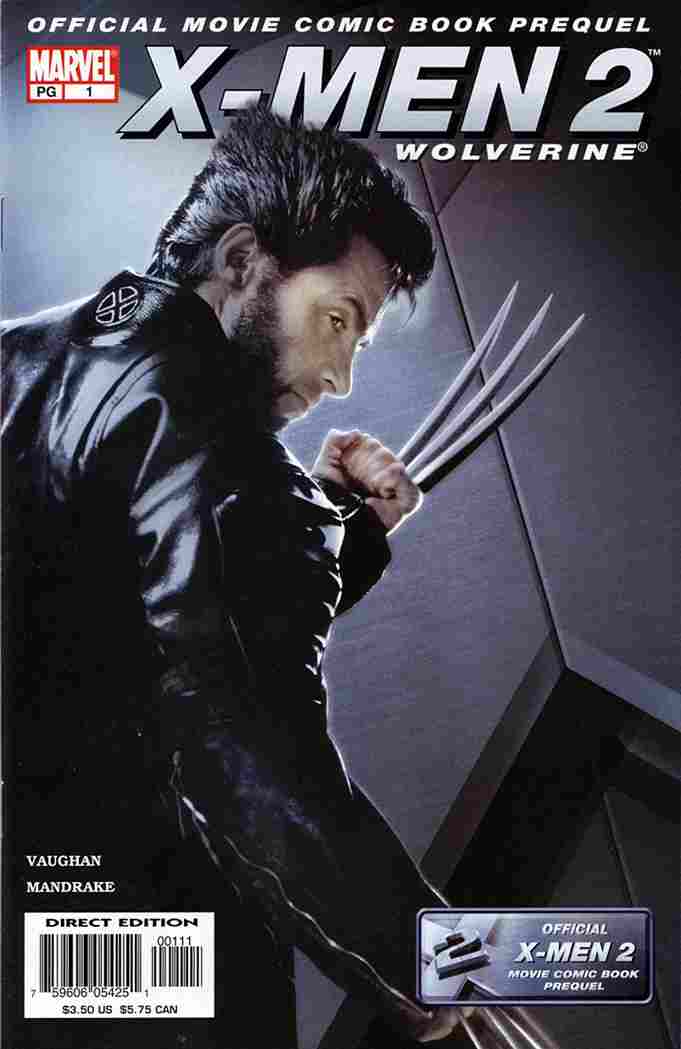 X-MEN 2 MOVIE PREQUEL WOLVERINE